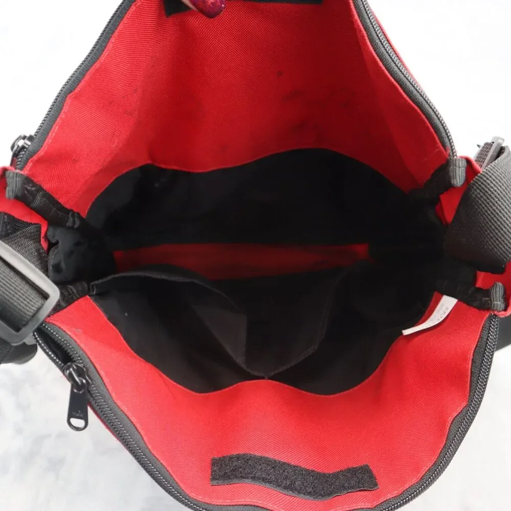 Skip Hop Bag Duo Delux Diaper Baby Unisex Gender Neutral Messenger Red Black